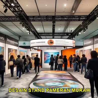desain stand pameran murah